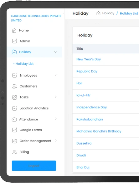 Leave Management Features